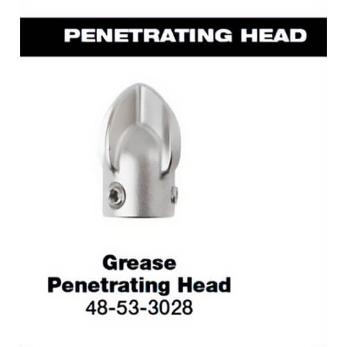 Milwaukee® 48-53-3028 Grease Penetrating Head for 5/16 in Chain Snake Cable