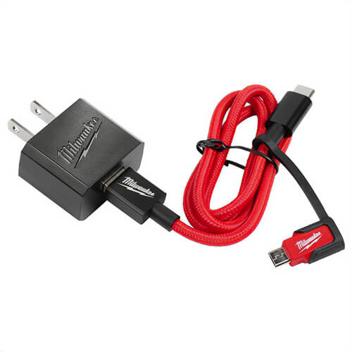 Milwaukee® 48-59-1209 Wall Charger, for use with Milwaukee® Redlithium™ USB Products