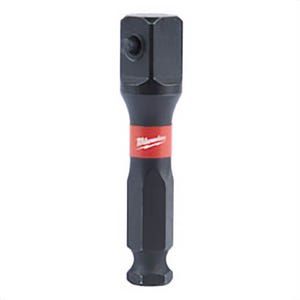 Milwaukee® Shockwave™ 48-32-5700 Impact Socket Adapter, 1/2 in Bit/Drill Size, 7/16 in Shank dia, Hex Shank