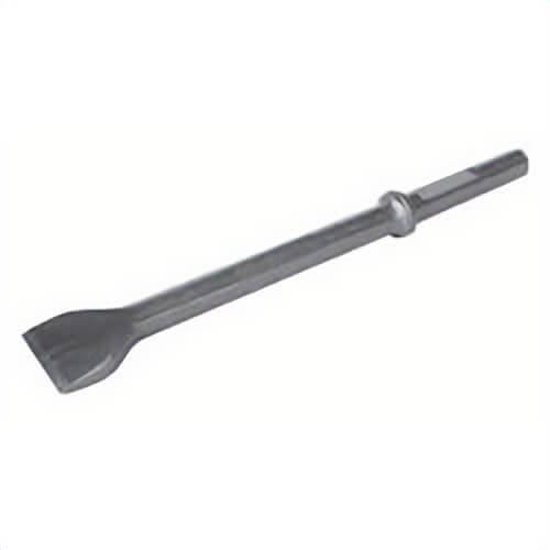 Milwaukee® 48-62-4010 Chisel, Use with Demolition Hammers, 3 in W Head, 20-1/2 in OAL, 1-1/8 in Collared Hex Shank with Notch
