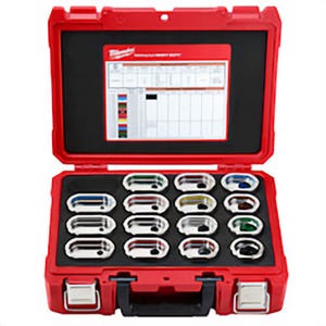 Milwaukee® EXACT™ 49-12-KITC Assorted Crimping Tool Die Kit, 15 pc, Stainless Steel