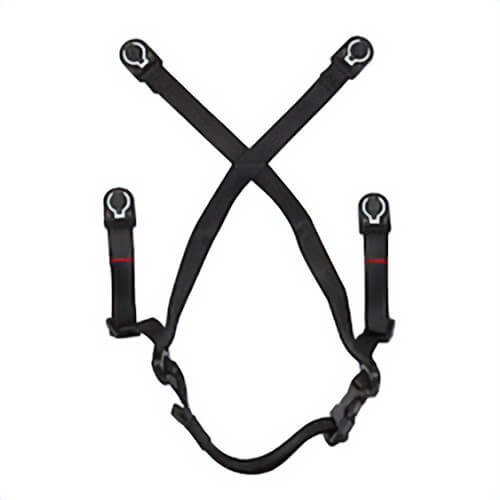 Milwaukee® 48-73-1084 Chin Strap, 4 Mounting Points, Nylon, Black, For Use with Milwaukee® Safety Helmet