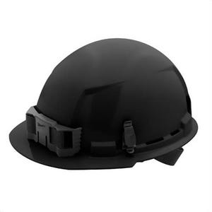 Milwaukee® 48-73-1110 Bolt™ Front Brim Hard Hat with 4-Point Ratcheting Suspension, Unvented Class E, Black