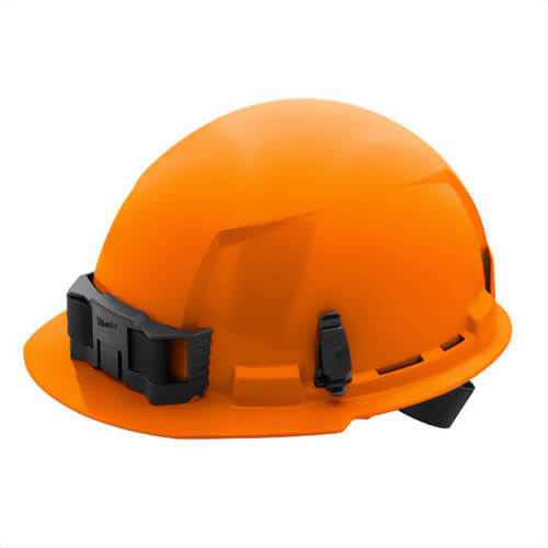 Milwaukee® 48-73-1112 Bolt™ Front Brim Hard Hat with 4-Point Ratcheting Suspension, Unvented Class E, Orange