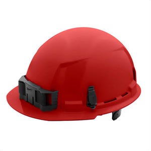 Milwaukee® 48-73-1128 Bolt™ Front Brim Hard Hat with 6-Point Ratcheting Suspension, Unvented Class E, Red