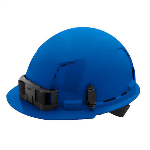Milwaukee® 48-73-1204 Bolt™ Front Brim Hard Hat with 4-Point Ratcheting Suspension, Vented Class C, Blue