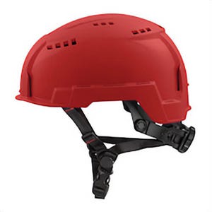Milwaukee® 48-73-1308 Adjustable Safety Helmet, Lexan™ Polycarbonate, Padded Suspension, ANSI Electrical Class: C, ANSI Impact Rating: Type II