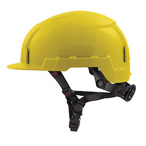 Milwaukee® 48-73-1323 Adjustable Front Brim Safety Helmet, Lexan™ Polycarbonate, Padded Suspension