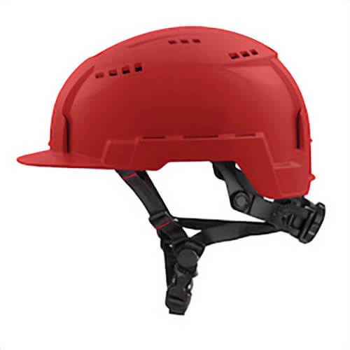 Milwaukee® 48-73-1328 Adjustable Front Brim Safety Helmet, Lexan™ Polycarbonate, Padded Suspension
