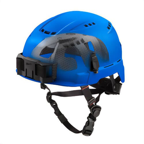 Milwaukee® 48-73-1354 Bolt™ Safety Helmet with Impact Armor™ Liner, Vented Class C, Blue