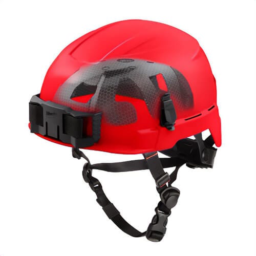 Milwaukee® 48-73-1359 Bolt™ Safety Helmet with Impact Armor™ Liner, Unvented Class E, Red