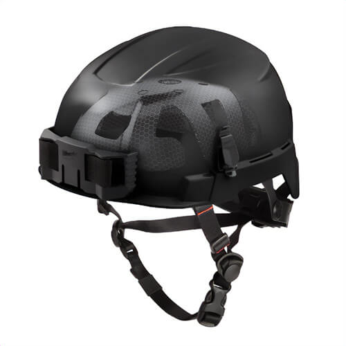 Milwaukee® 48-73-1361 Bolt™ Safety Helmet with Impact Armor™ Liner, Unvented Class E, Black