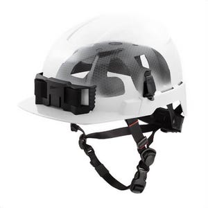 Milwaukee® 48-73-1365 Bolt™ Front Brim Safety Helmet with Impact Armor™ Liner, Unvented Class E, White