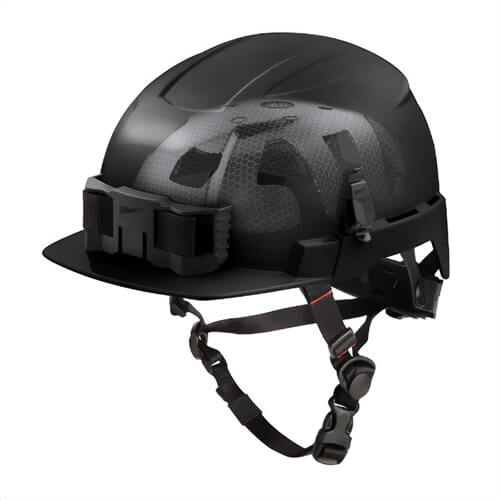 Milwaukee® 48-73-1375 Bolt™ Front Brim Safety Helmet with Impact Armor™ Liner, Unvented Class E, Black