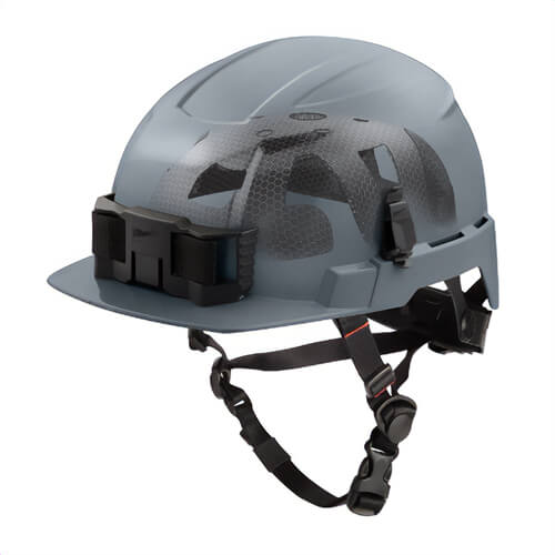 Milwaukee® 48-73-1381 Bolt™ Front Brim Safety Helmet with Impact Armor™ Liner, Unvented Class E, Gray