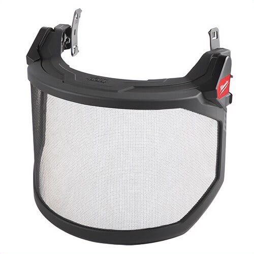 Milwaukee® 48-73-1430 Full Face Shield, for use with Milwaukee® Safety Helmets and Hard Hats, Black/Gray Visor