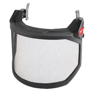 Milwaukee® 48-73-1431 Full Face Shield, for use with Milwaukee® Safety Helmet with No Brim, Black/Gray Visor