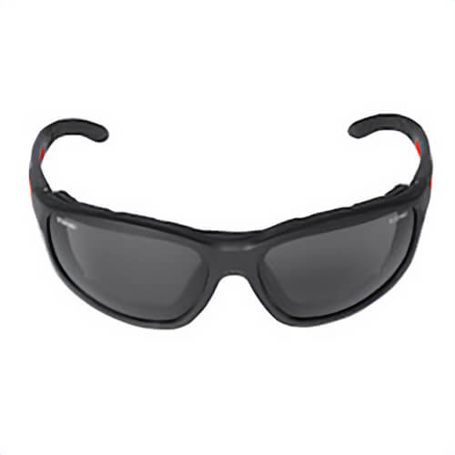 Milwaukee® 48-73-2045 High Performance Polarized Safety Glass with Gasket, Anti-Fog/Anti-Scratch/Impact-Resistant Black Lens