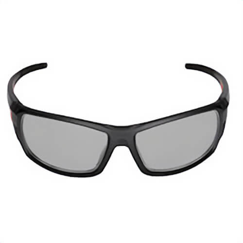 Milwaukee® 48-73-2126 Performance Safety Glasses, Fog-Free, Gray Lens, Black, Plastic Frame, Polycarbonate Lens, ANSI Z87.1+/CSA Z94.3/OSHA Standard