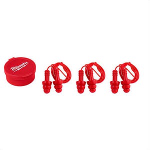 Milwaukee® 48-73-3151 Corded Ear Plug, 26 dB Noise Reduction, Reusable