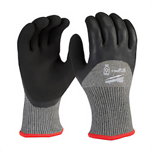 Milwaukee® 48-73-7951B Breathable Insulated Winter Unisex Cut-Resistant Gloves, M, Latex, Elastic Knit Cuff