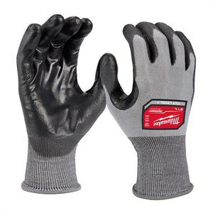 Milwaukee® 48-73-8742B 48-73 General Purpose Gloves, L, Polyurethane Palm, Gray, Resists: Cut Resistant
