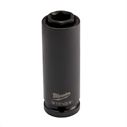 Milwaukee® Shockwave™ 49-66-5111 2-in-1 Lineman's Socket, 1/2 in Square Drive, 1/2 in Hex Socket, 6 Points