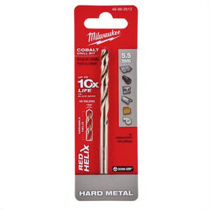Milwaukee® 48-89-2513 Red Helix™ Cobalt Drill Bits, Metric, 5.5 mm