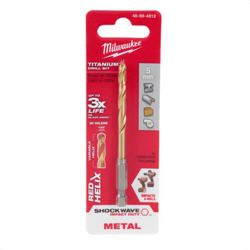 Milwaukee® 48-89-4812 ShockWave™ Impact Duty™ Titanium Metric Drill Bit, 4.5 mm