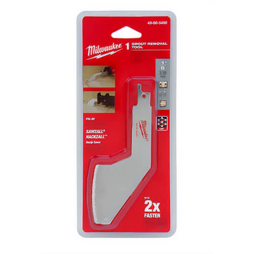 Milwaukee® 49-00-5450 Sawzall® Grout Removal Tool, Carbide Cutting Edge