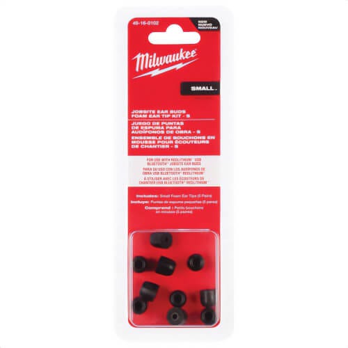 Milwaukee® 49-16-0102 Jobsite Ear Buds Ear Tip Kits, Small