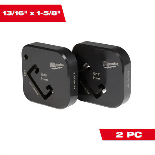 Milwaukee® 49-16-1316 Strut Shearing Dies, 13/16 in x 1-5/8 in