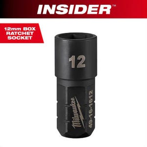 Milwaukee® 49-16-1612 Insider™ Box Ratchet Socket 6-Point, 12 mm