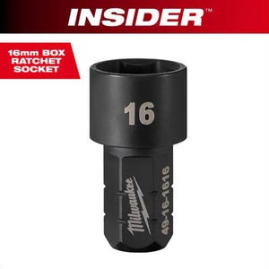 Milwaukee® 49-16-1616 Insider™ Box Ratchet Socket 6-Point, 16 mm