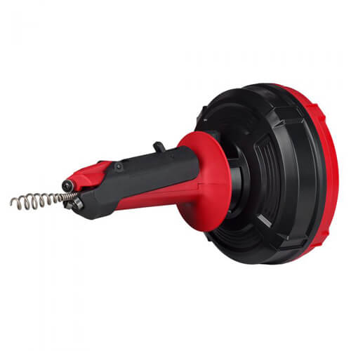 Milwaukee® Trapsnake™ 49-16-2573 Auger with CABLE DRIVE™, Black/Red, 11 in L x 7-1/2 in W x 7-1/2 in H, Plastic, For Use with M12™ Trapsnake™ Driver
