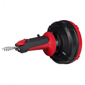 Milwaukee® Trapsnake™ 49-16-2573 Auger with CABLE DRIVE™, Black/Red, 11 in L x 7-1/2 in W x 7-1/2 in H, Plastic, For Use with M12™ Trapsnake™ Driver