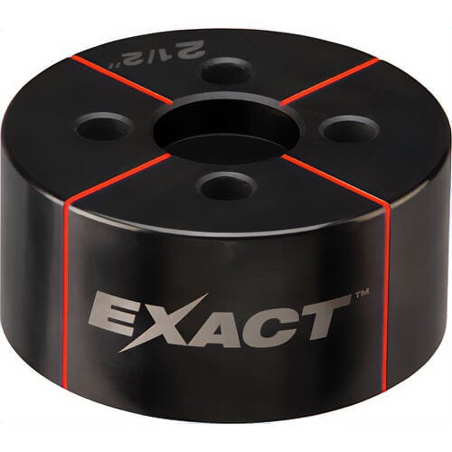 Milwaukee® 49-16-2672 Exact™ Knockout Die, 2-1/2 in Conduit/Pipe, Steel, 10 ga Mild Steel/12 ga Stainless Steel