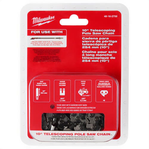 Milwaukee® 49-16-2759 Telescoping Pole Saw Chain, 10 in