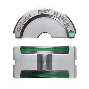 Milwaukee® 49-16-U004 M18™ Force Logic™ U-Style Crimping Tool Die, 4 AWG Dual Rated Lug/Splice Cable, Aluminum
