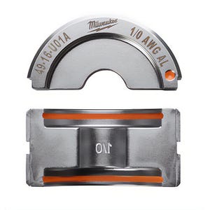 Milwaukee® 49-16-U01A M18™ Force Logic™ U-Style Crimping Tool Die, 1/0 AWG Dual Rated Lug/Splice Cable, Aluminum