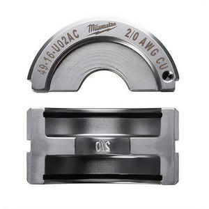 Milwaukee® 49-16-U02AC M18™ Force Logic™ U-Style Crimping Tool Die, 2/0 AWG Copper Cable, Aluminum