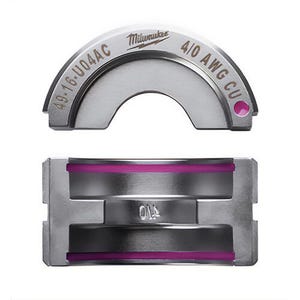 Milwaukee® 49-16-U04AC M18™ Force Logic™ U-Style Crimping Tool Die, 4/0 AWG Copper Cable, Aluminum