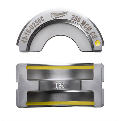 Milwaukee® 49-16-U250C M18™ Force Logic™ U-Style Crimping Tool Die, 250 kcmil Copper Cable, Aluminum