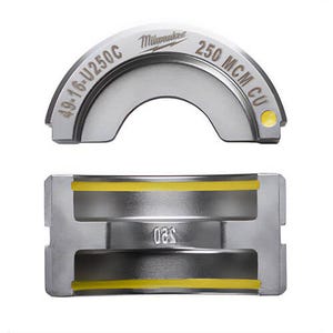 Milwaukee® 49-16-U250C M18™ Force Logic™ U-Style Crimping Tool Die, 250 kcmil Copper Cable, Aluminum