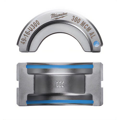 Milwaukee® 49-16-U300 M18™ Force Logic™ U-Style Crimping Tool Die, 300 kcmil Dual Rated Lug/Splice Cable, Aluminum