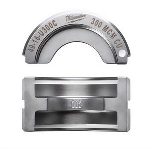 Milwaukee® 49-16-U300C M18™ Force Logic™ U-Style Crimping Tool Die, 300 kcmil Copper Cable, Aluminum
