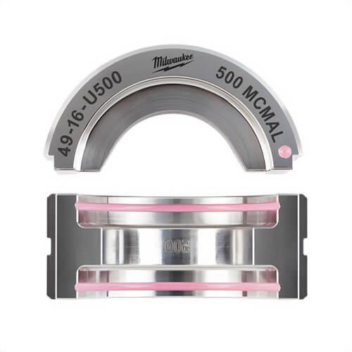 Milwaukee® 49-16-U500 U-Style Crimping Die, for use with Force Logic™ 2679-20 600 kcmil Crimper and 49-16-U111 750 kcmil