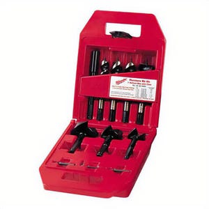 Milwaukee® 49-22-0065 Stringer Bead Plumber's Selfeed Bit Kit, 10 pc, Alloy Steel