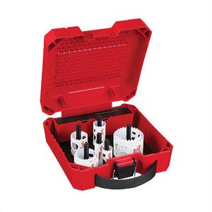 Milwaukee® 49-22-4143 Hole Dozer™ Plumbers Hole Saw Kit, 12 pc, Bi-Metal, Thermoset Coated