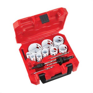 Milwaukee® 49-22-4170 Hole Dozer™ Hole Saw Kit, 20 pc, Bi-Metal, Thermoset Coated
